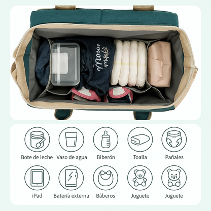 Mochila Cuna 3 en 1 Impermeable